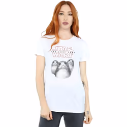 Star Wars - T-shirt THE LAST JEDI - Femme (Blanc)