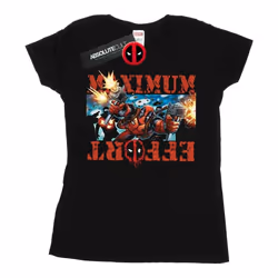 Marvel - T-shirt MAXIMUM EFFORT - Femme (Noir)