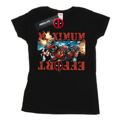Marvel - T-shirt MAXIMUM EFFORT - Femme (Noir)