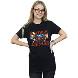 Marvel - T-shirt MAXIMUM EFFORT - Femme (Noir)