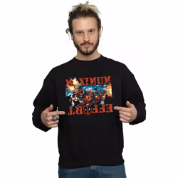 Marvel - Sweat MAXIMUM EFFORT - Homme (Noir)