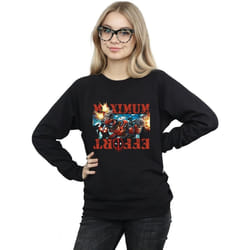 Marvel - Sweat MAXIMUM EFFORT - Femme (Noir)
