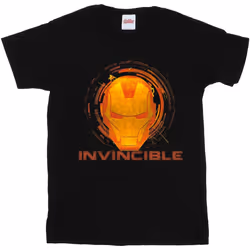 Marvel - T-shirt INVINCIBLE - Garçon (Noir)