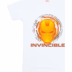 Marvel - T-shirt INVINCIBLE - Garçon (Blanc)