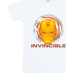 Marvel - T-shirt INVINCIBLE - Garçon (Blanc)