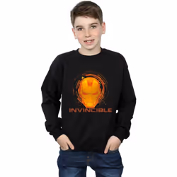 Marvel - Sweat INVINCIBLE - Garçon (Noir)