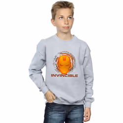 Marvel - Sweat INVINCIBLE - Garçon (Gris chiné)
