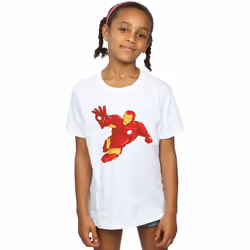 Marvel - T-shirt - Fille (Blanc)