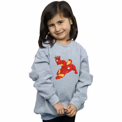 Marvel - Sweat - Fille (Gris chiné)