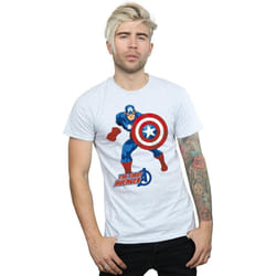 Marvel - T-shirt THE FIRST AVENGER - Homme (Gris chiné)