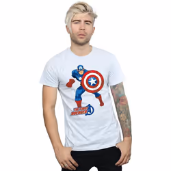 Marvel - T-shirt THE FIRST AVENGER - Homme (Gris chiné)