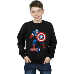 Marvel - Sweat THE FIRST AVENGER - Garçon (Noir)