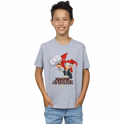 Marvel - T-shirt THE MIGHTY AVENGER - Garçon (Gris chiné)