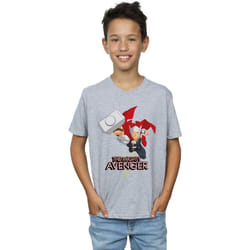 Marvel - T-shirt THE MIGHTY AVENGER - Garçon (Gris chiné)