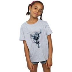 Marvel - T-shirt - Fille (Gris chiné)