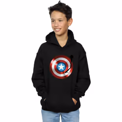 Marvel - Sweat à capuche - Garçon (Noir)