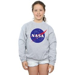 NASA - Sweat - Fille (Gris chiné)