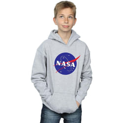 NASA - Sweat à capuche - Garçon (Gris chiné)