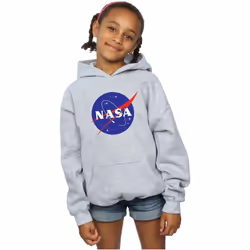 NASA - Sweat à capuche - Fille (Gris chiné)