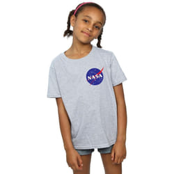 NASA - T-shirt - Fille (Gris chiné)
