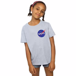NASA - T-shirt - Fille (Gris chiné)