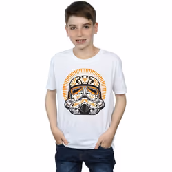 Star Wars - T-shirt DIA DE LOS MUERTOS - Garçon (Blanc)