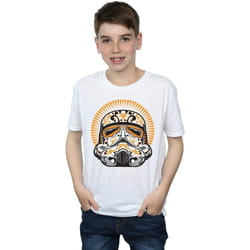 Star Wars - T-shirt DIA DE LOS MUERTOS - Garçon (Blanc)