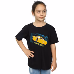 Disney - T-shirt CARS - Fille (Noir)