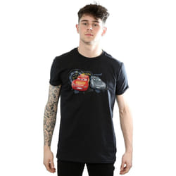 Disney - T-shirt CARS LIGHTNING VS STORM - Homme (Noir)