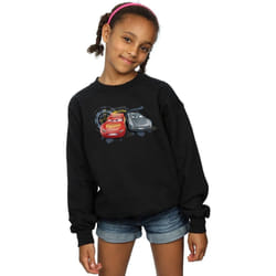 Disney - Sweat CARS LIGHTNING VS STORM - Fille (Noir)