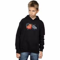 Disney - Sweat à capuche CARS LIGHTNING VS STORM - Garçon (Noir)