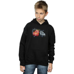 Disney - Sweat à capuche CARS LIGHTNING VS STORM - Garçon (Noir)