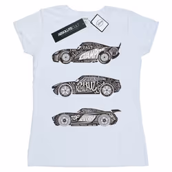 Disney - T-shirt CARS - Femme (Blanc)