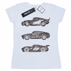 Disney - T-shirt CARS - Femme (Blanc)