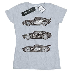 Disney - T-shirt CARS - Femme (Gris chiné)