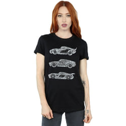 Disney - T-shirt CARS - Femme (Noir)