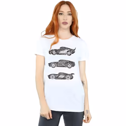 Disney - T-shirt CARS - Femme (Blanc)