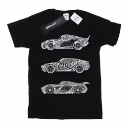 Disney - T-shirt CARS - Fille (Noir)