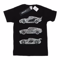 Disney - T-shirt CARS - Fille (Noir)