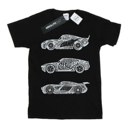 Disney - T-shirt CARS - Fille (Noir)