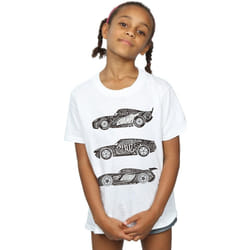 Disney - T-shirt CARS - Fille (Blanc)