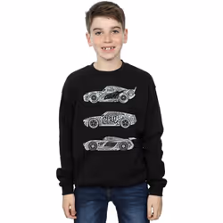 Disney - Sweat CARS - Garçon (Noir)