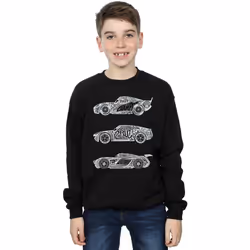 Disney - Sweat CARS - Garçon (Noir)