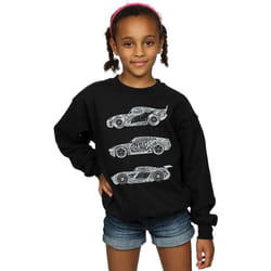 Disney - Sweat CARS - Fille (Noir)