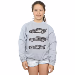 Disney - Sweat CARS - Fille (Gris chiné)