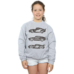 Disney - Sweat CARS - Fille (Gris chiné)
