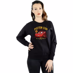 Disney - Sweat CARS PISTON CUP CHAMPION - Femme (Noir)