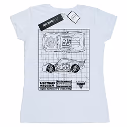 Disney - T-shirt CARS - Femme (Blanc)