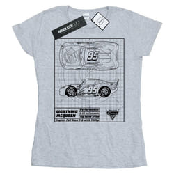Disney - T-shirt CARS - Femme (Gris chiné)