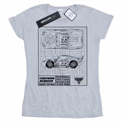 Disney - T-shirt CARS - Femme (Gris chiné)
